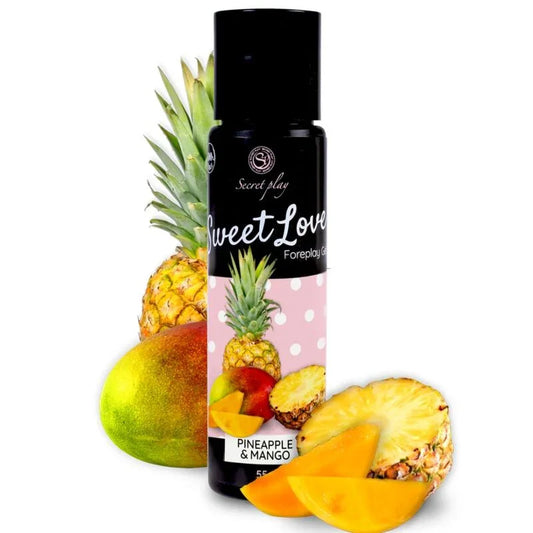 SECRETPLAY - MANGO & PINEAPPLE GEL SWEET LOVE 60 ML - Nuvica