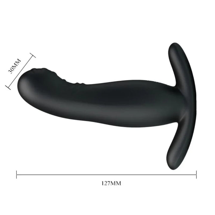 MR PLAY - MASAJEADOR DE PROSTATA NEGRO RECARGABLE - Nuvica