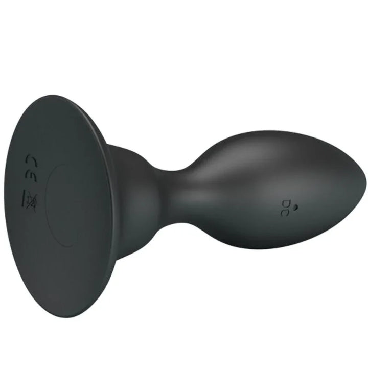 MR PLAY - PLUG ANAL CON VIBRACIÓN NEGRO CONTROL REMOTO - Nuvica