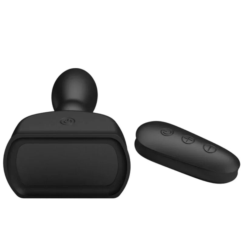 MR PLAY - PLUG ANAL HINCHABLE NEGRO CONTROL REMOTO - Nuvica