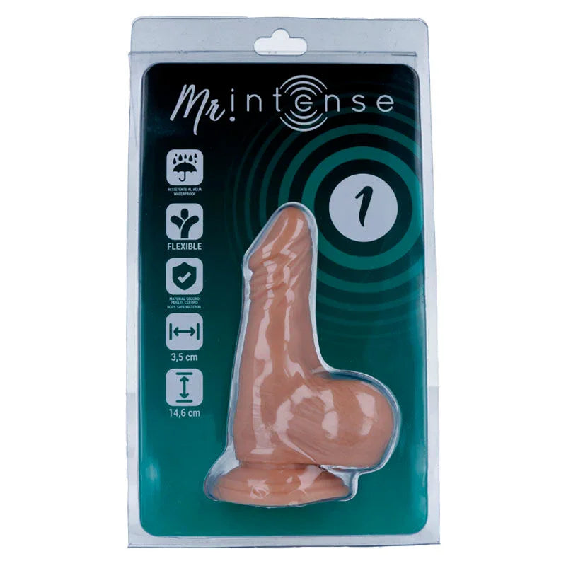 MR INTENSE - 1 PENE REALÍSTICO 14.6 CM -O- 3.5 CM - Nuvica