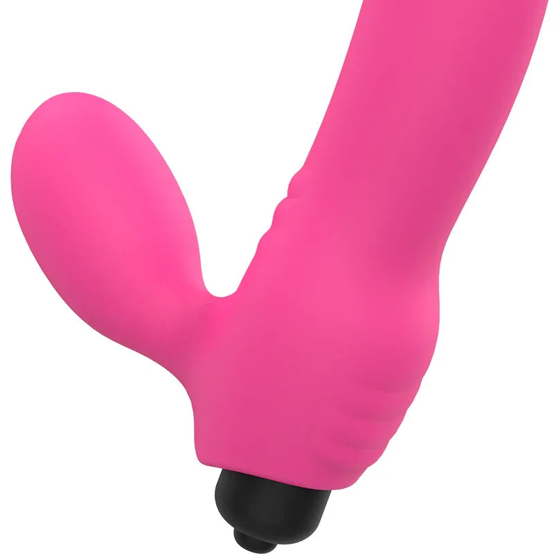 OHMAMA - BIX VIBRADOR DOBLE ESTIMULACIÓN XMAS EDITION ROSA - Nuvica