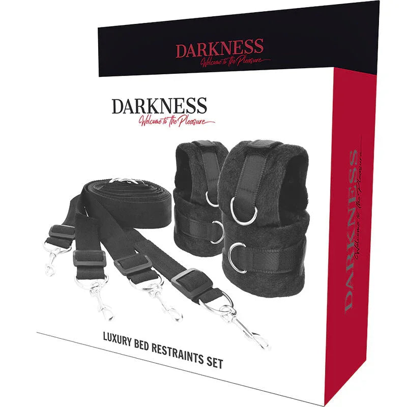 DARKNESS - SET DE ATADURAS PARA LA CAMA - Nuvica