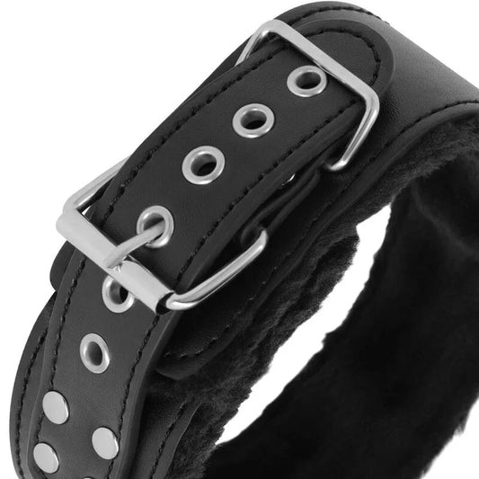 DARKNESS - COLLAR FORRADO CON CADENA TITANIUM - Nuvica