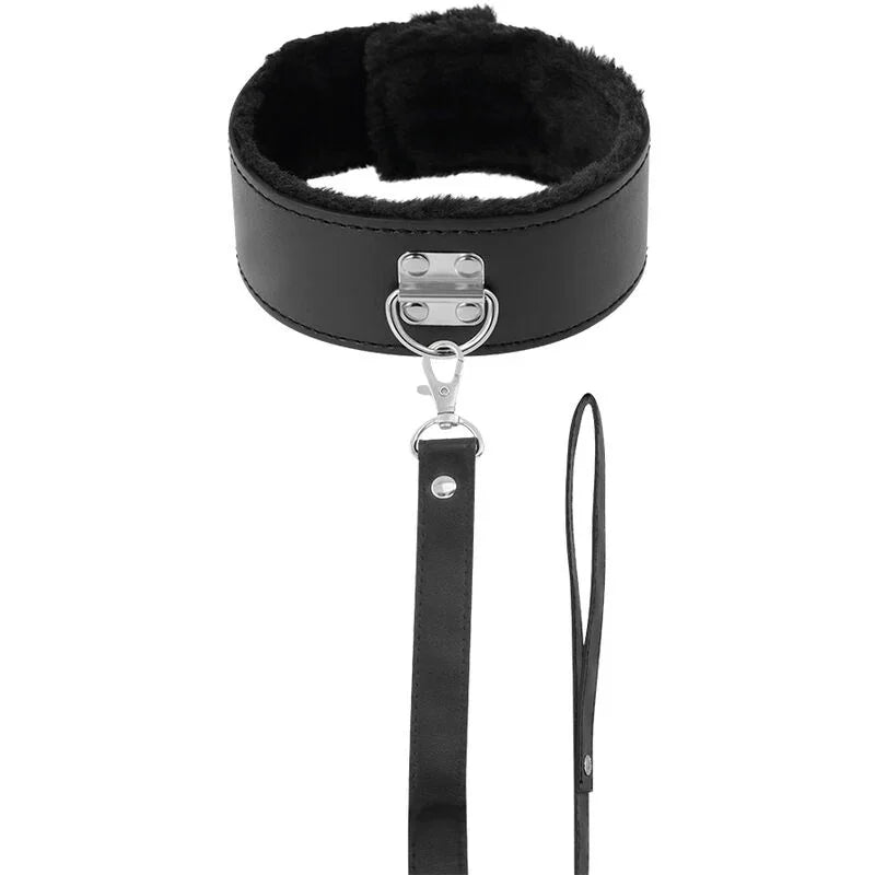 DARKNESS - COLLAR FORRADO CON CADENA TITANIUM - Nuvica