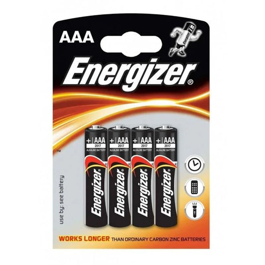 ENERGIZER - ALKALINE POWER PILA ALCALINA AAA LR03 BLISTER*4 - Nuvica