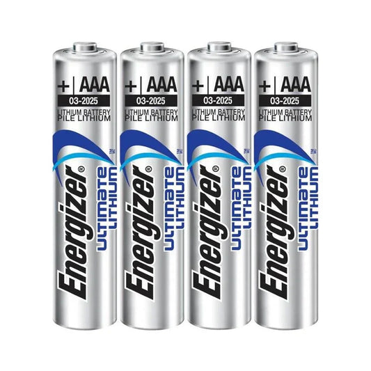 ENERGIZER - ULTIMATE LITHIUM PILA LITIO AAA L92 LR03 1,5V BLISTER*4 - Nuvica