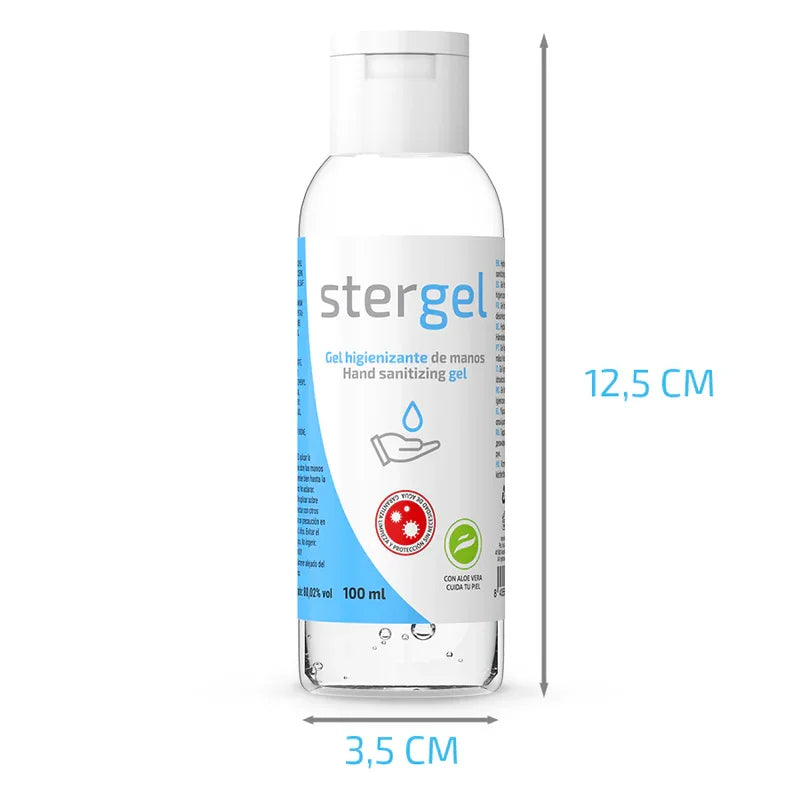 STERGEL - GEL HIDROALCOHÓLICO HIGIENIZANTE DE MANOS ALOE VERA 100ML - Nuvica