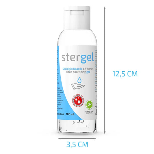 STERGEL - GEL HIDROALCOHÓLICO HIGIENIZANTE DE MANOS ALOE VERA 100ML - Nuvica
