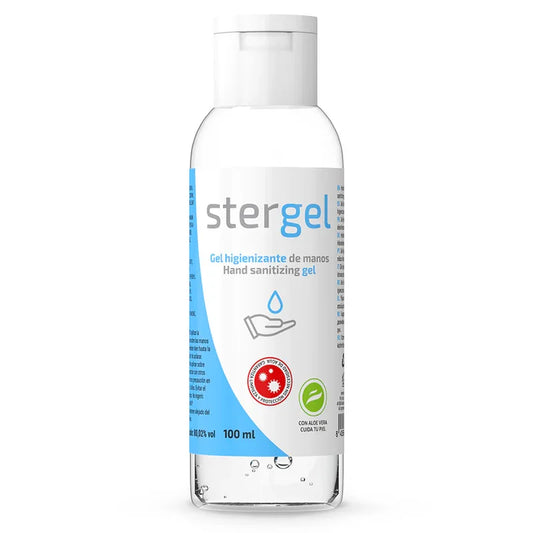 STERGEL - GEL HIDROALCOHÓLICO HIGIENIZANTE DE MANOS ALOE VERA 100ML - Nuvica