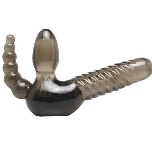 FETISH FANTASY SERIES - SERIES STRAPLESS ARNÉS SIN CUERDAS CON ESTIMULADOR ANAL - Nuvica