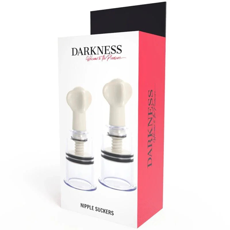 DARKNESS - ONDAS ESTIMULADORAS PEZONES TRANSPARENTE 5CM DIMETRO - Nuvica