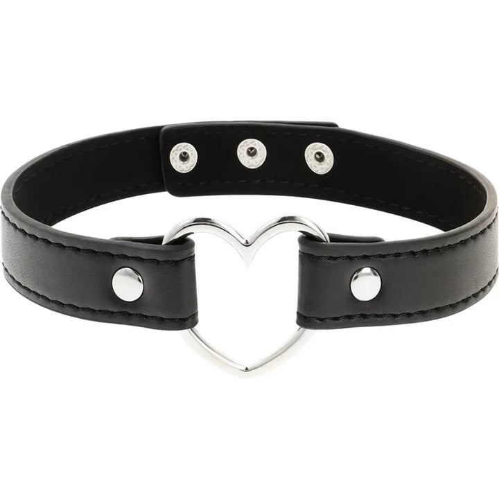 COQUETTE CHIC DESIRE - COLLAR CUERO VEGANO ACCESORIO WOMAN CORAZÓN - Nuvica