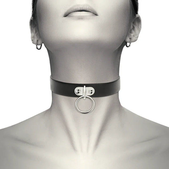 COQUETTE CHIC DESIRE - COLLAR CUERO VEGANO ACCESORIO WOMAN FETISH - Nuvica