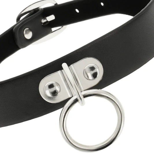 COQUETTE CHIC DESIRE - COLLAR CUERO VEGANO ACCESORIO WOMAN FETISH - Nuvica