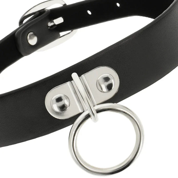 COQUETTE CHIC DESIRE - COLLAR CUERO VEGANO ACCESORIO WOMAN FETISH - Nuvica