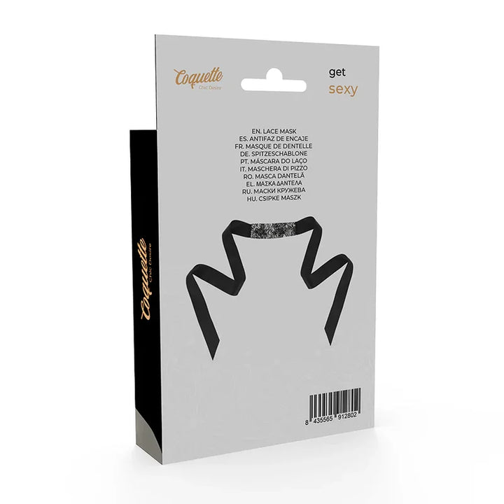 COQUETTE CHIC DESIRE - ANTIFAZ ENCAJE NEGRO CINTA - Nuvica