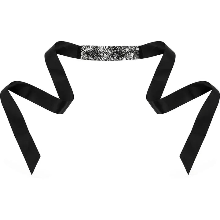 COQUETTE CHIC DESIRE - ANTIFAZ ENCAJE NEGRO CINTA - Nuvica