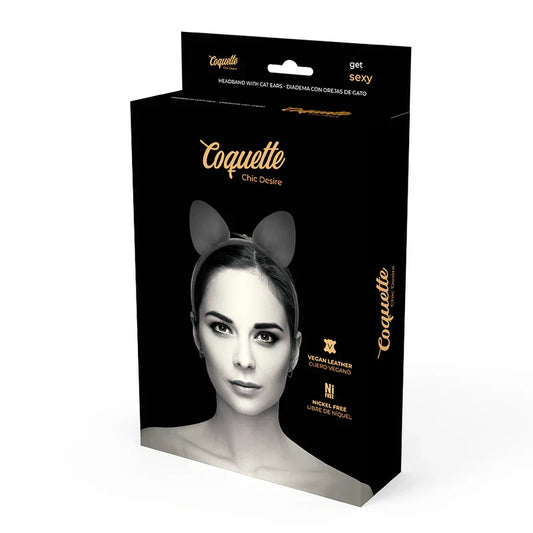 COQUETTE CHIC DESIRE - DIADEMA CON OREJAS DE GATO - Nuvica