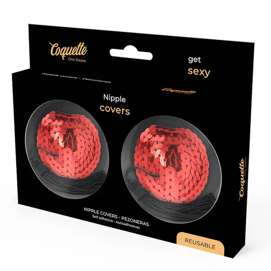 COQUETTE CHIC DESIRE - CUBRE PEZONES ROJO - Nuvica
