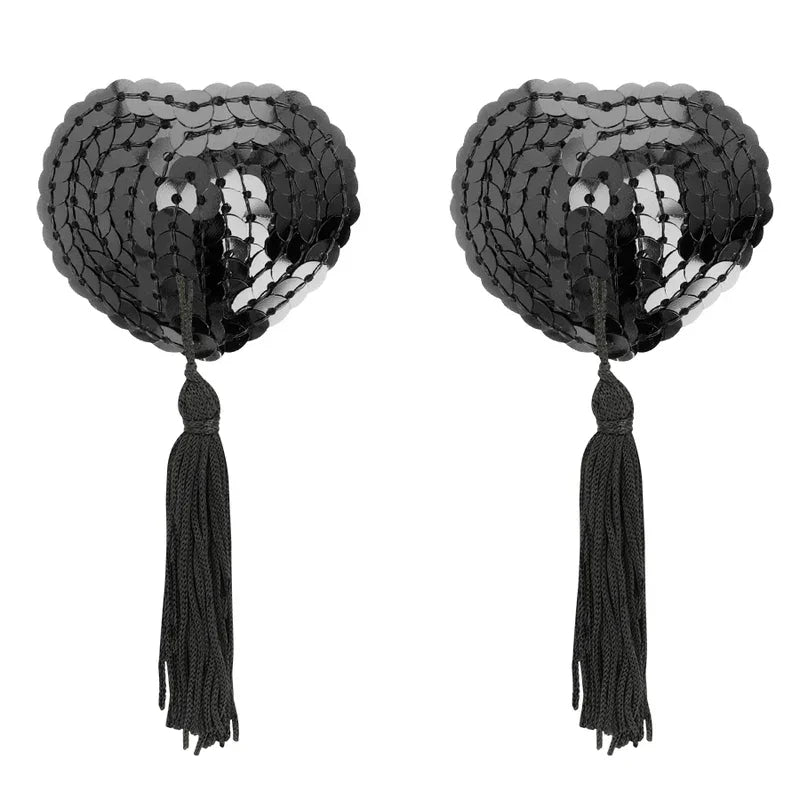 COQUETTE CHIC DESIRE - CUBRE PEZONES NEGRO LENTEJUELAS - Nuvica