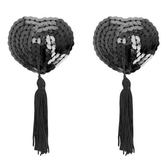 COQUETTE CHIC DESIRE - CUBRE PEZONES NEGRO LENTEJUELAS - Nuvica