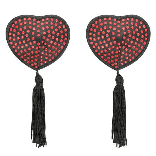 COQUETTE CHIC DESIRE - CUBRE PEZONES ROJO / NEGRO - Nuvica