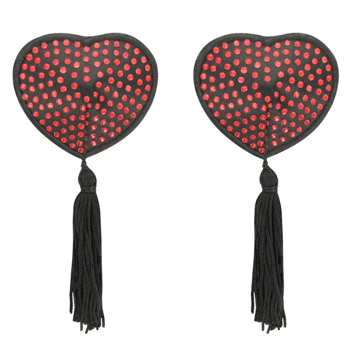 COQUETTE CHIC DESIRE - CUBRE PEZONES ROJO / NEGRO - Nuvica