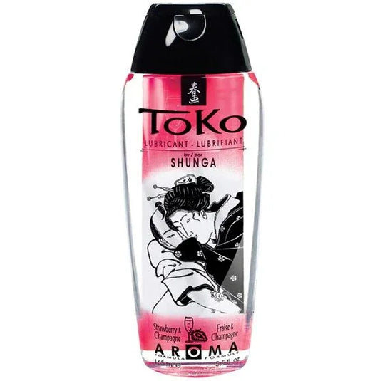 SHUNGA - TOKO AROMA LUBRICANTE FRESAS Y CHAMPAGNE - Nuvica