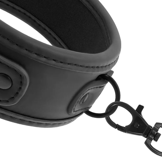 FETISH SUBMISSIVE - COLLAR CON CADENA CON FORRO DE NEOPRENO - Nuvica