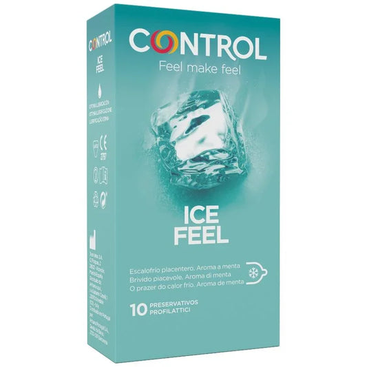 CONTROL - ICE FEEL PRESERVATIVOS EFECTO FRIO 10 UNIDADES - Nuvica