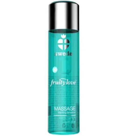 SWEDE - FRUITY LOVE ACEITE EFECTO CALOR GROSELLA NEGRA Y LIMA 60 ML - Nuvica