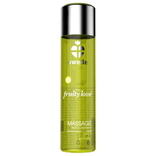 SWEDE - FRUITY LOVE ACEITE EFECTO CALOR VAINILLA Y PERA 120 ML - Nuvica