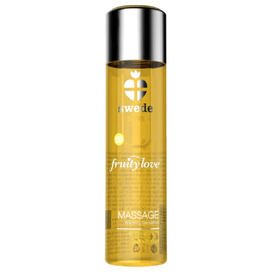 SWEDE - FRUITY LOVE ACEITE EFECTO CALOR FRUTAS TROPICALES Y MIEL 120 ML - Nuvica