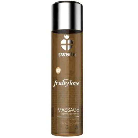 SWEDE - FRUITY LOVE ACEITE EFECTO CALOR CHOCOLATE NEGRO 60 ML - Nuvica