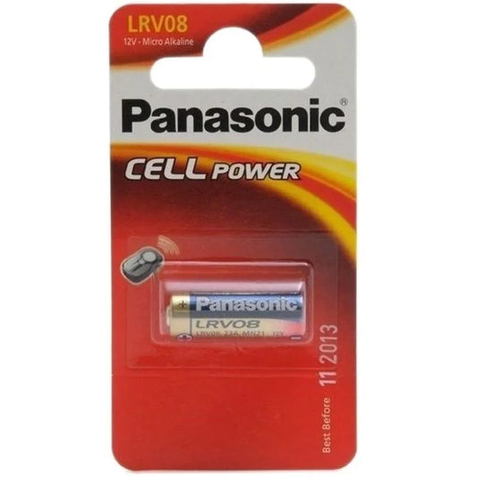 PANASONIC - PILA ALCALINA LRV08 LR23A 12V BLISTER*1 - Nuvica