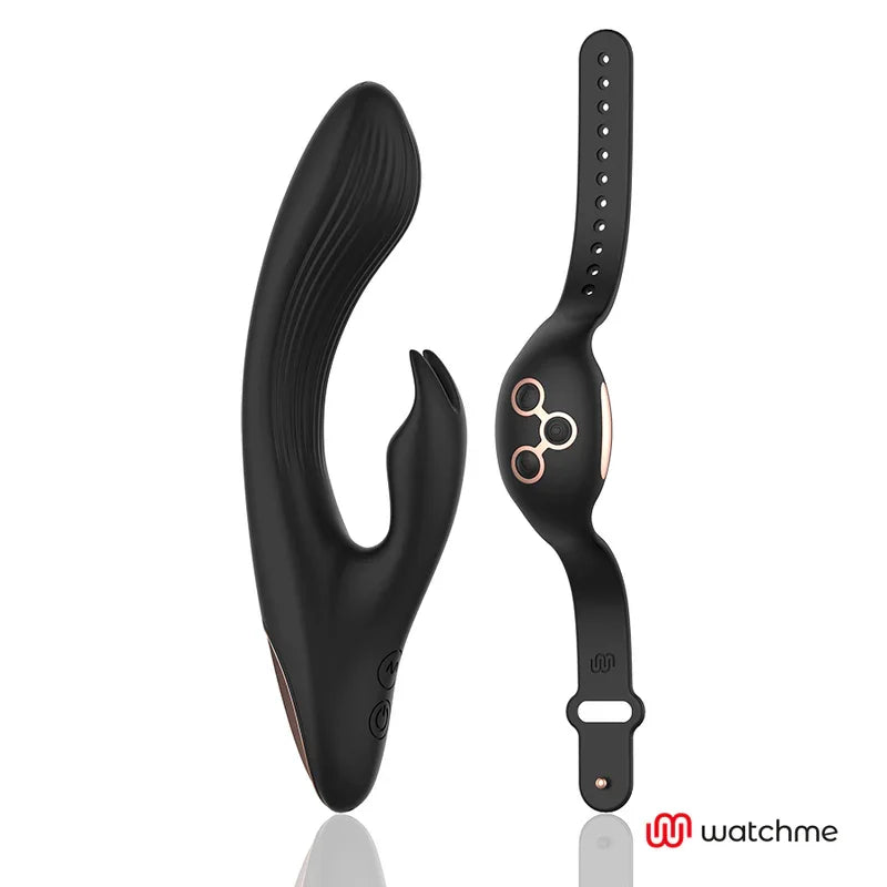 ANNE'S DESIRE - RABBIT CONTROL REMOTO TECNOLOGÍA WATCHME NEGRO/GOLD - Nuvica