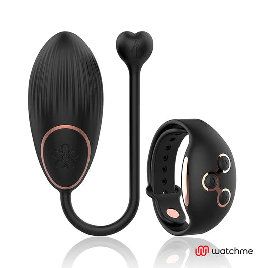 ANNE'S DESIRE - HUEVO CONTROL REMOTO TECNOLOGÍA WATCHME NEGRO/GOLD - Nuvica
