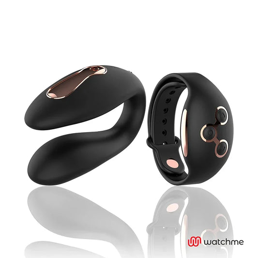 ANNE'S DESIRE - DUAL PLEASURE TECNOLOGÍA WATCHME NEGRO/GOLD - Nuvica