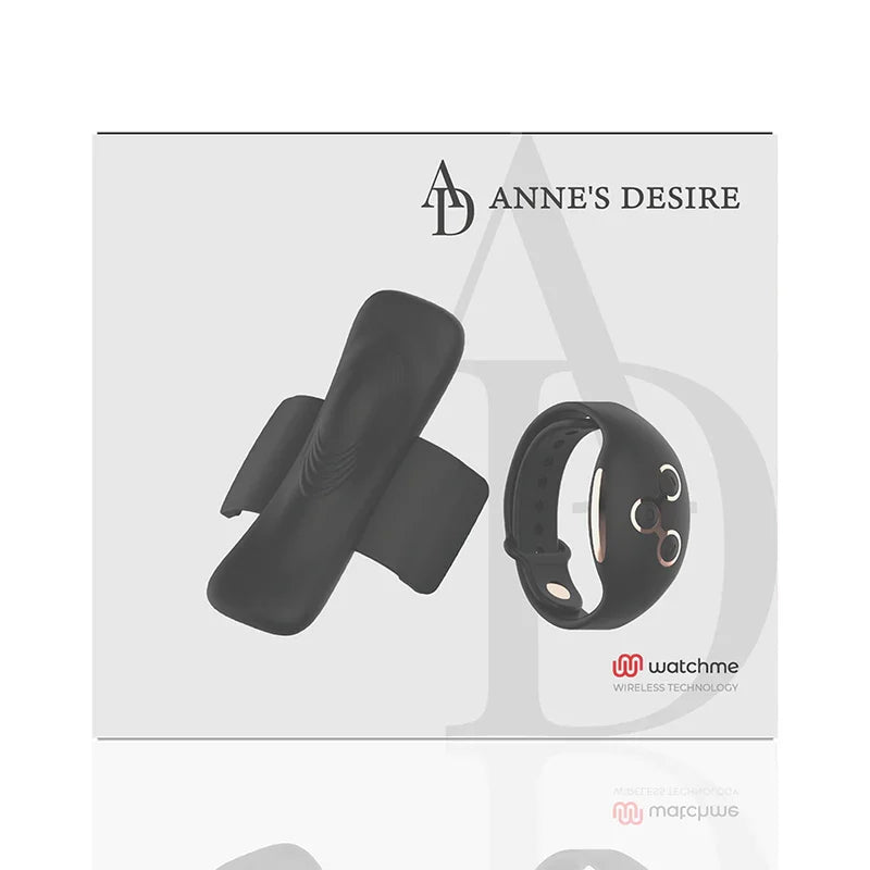 ANNE'S DESIRE - PANTY PLEASURE TECNOLOGÍA WATCHME NEGRO/GOLD - Nuvica