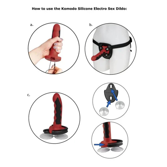 ELECTRASTIM - FUSION KOMODO DILDO SILICONA - Nuvica