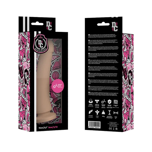 DELTA CLUB - DILDO REALISTA NATURAL SILICONA MEDICA 17 CM -O- 3 CM - Nuvica