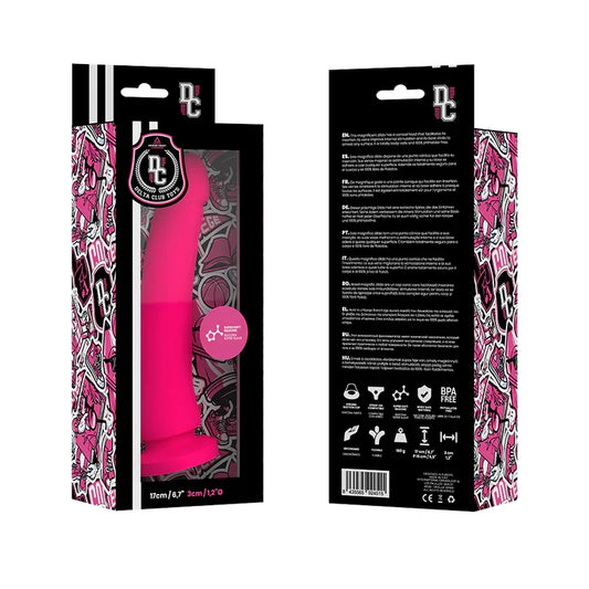 DELTA CLUB - DILDO REALISTA ROSA SILICONA MEDICA 17 CM -O- 3 CM - Nuvica