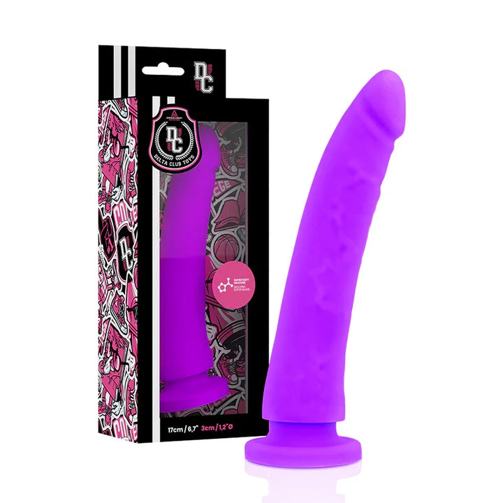 DELTA CLUB - TOYS ARNES + DILDO LILA SILICONA MEDICA 17 CM -O- 3 CM - Nuvica