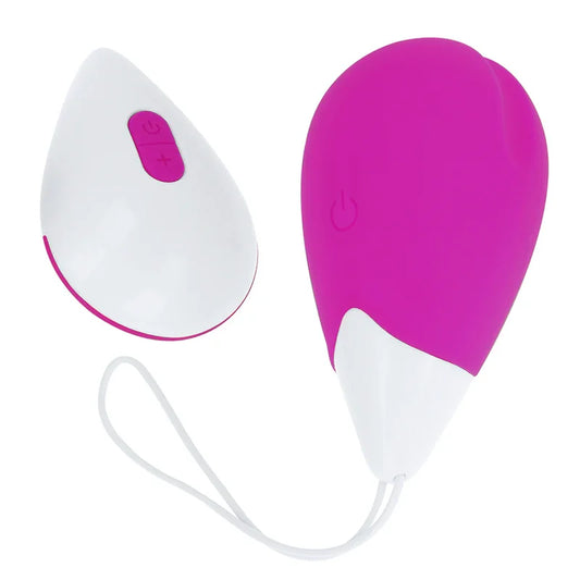 OHMAMA - HUEVO VIBRADOR 10 MODOS LILA Y BLANCO - Nuvica