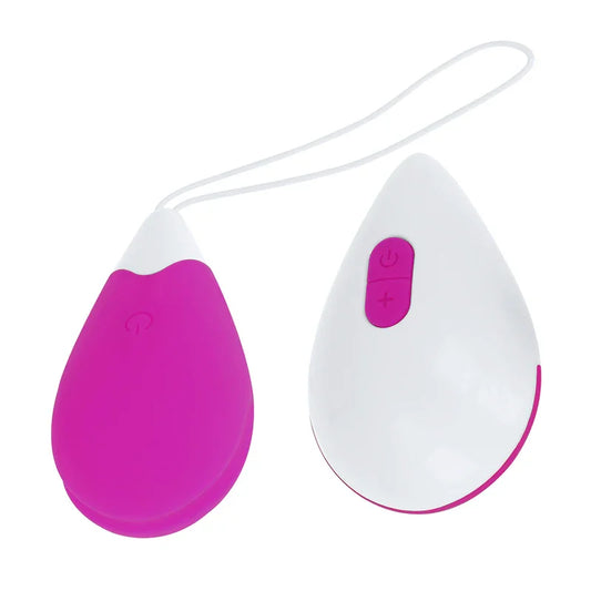 OHMAMA - HUEVO VIBRADOR 10 MODOS LILA Y BLANCO - Nuvica