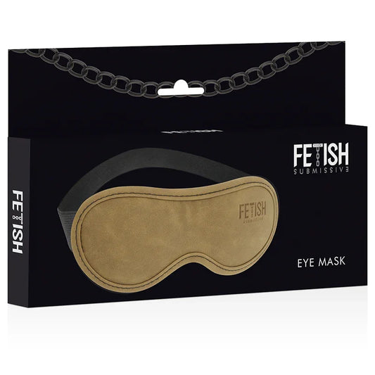 FETISH SUBMISSIVE ORIGEN - ANTIFAZ CUERO VEGANO CON FORRO DE NEOPRENO - Nuvica