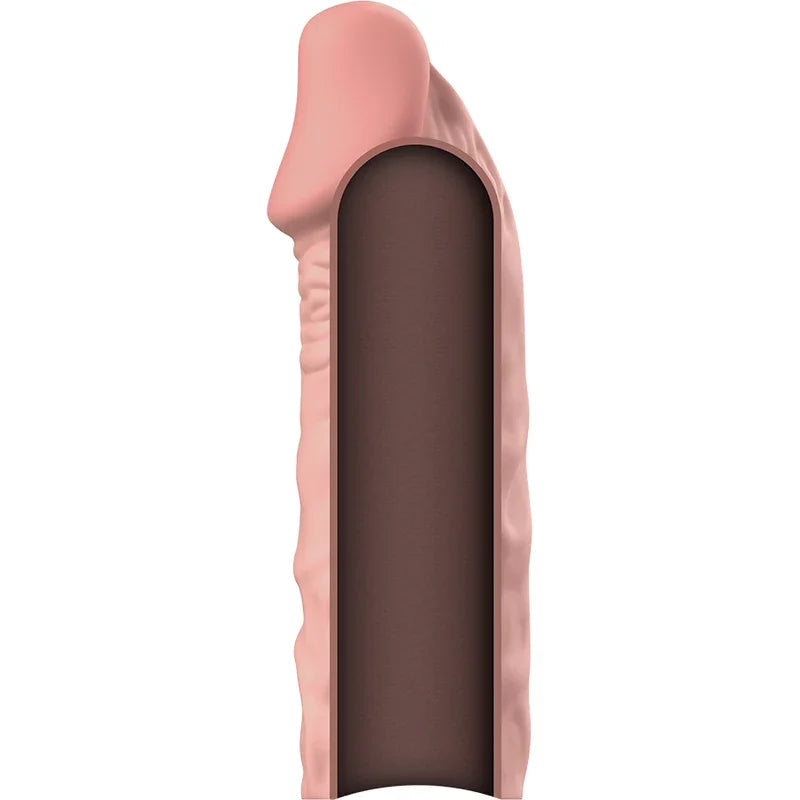 VIRILXL - EXTENSION DE PENE LIQUID SILICONE V5 NATURAL - Nuvica