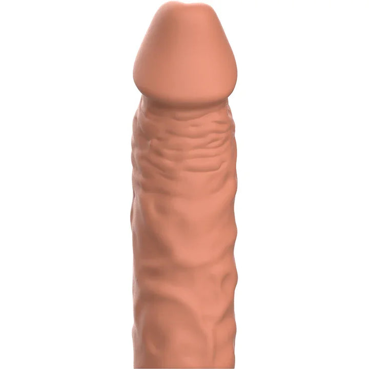 VIRILXL - EXTENSIÓN DE PENE LIQUID SILICONE V5 MARRÓN - Nuvica