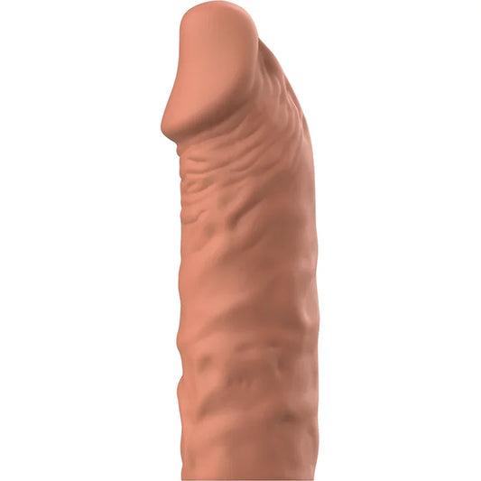 VIRILXL - EXTENSIÓN DE PENE LIQUID SILICONE V5 MARRÓN - Nuvica